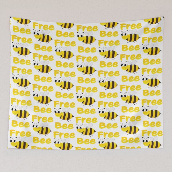 Item preview, Bee Free Yellow And Brown Bee designed and sold by geminivibe.
