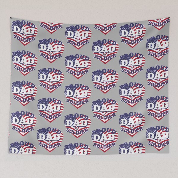 Item preview, Proud Dad of a Soldier, Soldier Dad, Support Armed Forces designed and sold by LifeCrush.
