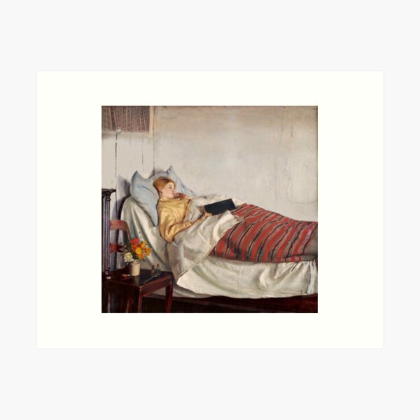 Item preview, The Sick Girl, by Michael Ancher. designed and sold by Historical Paintings.