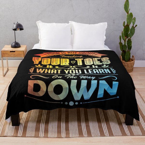 Item preview, Yoga is not about touching your toes, it is what you learn on the way down. designed and sold by Beefytee.