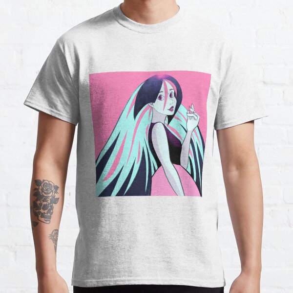 Pink and Blue Girl Classic T-Shirt