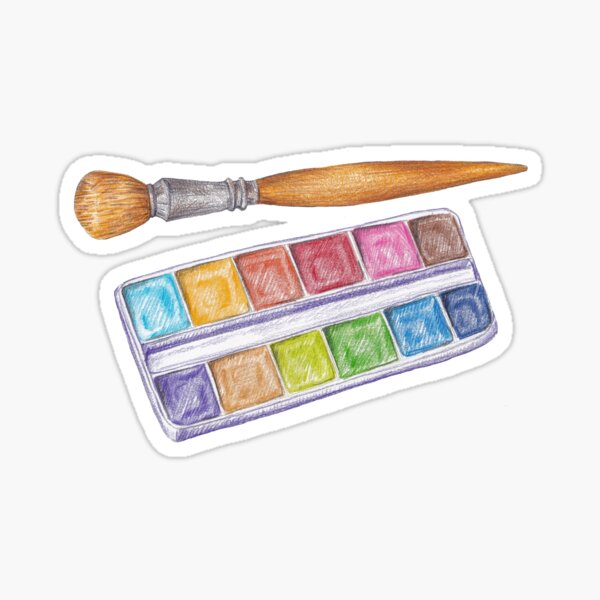 Item preview, palette with brush designed and sold by lisenok.