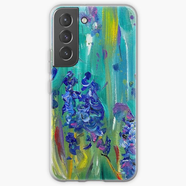 Luscious Lupins | colour, abstract flower painting Samsung Galaxy Soft Case
