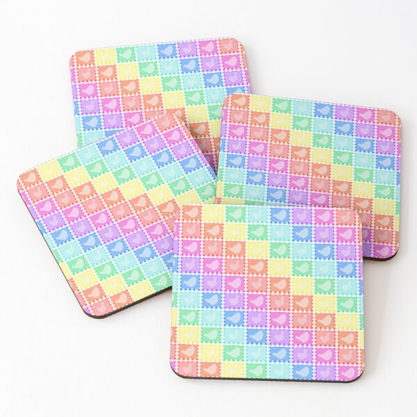 Item preview, Silkie Bantam Chickens Rainbow Applique Patchwork designed and sold by StandoutSilkies.