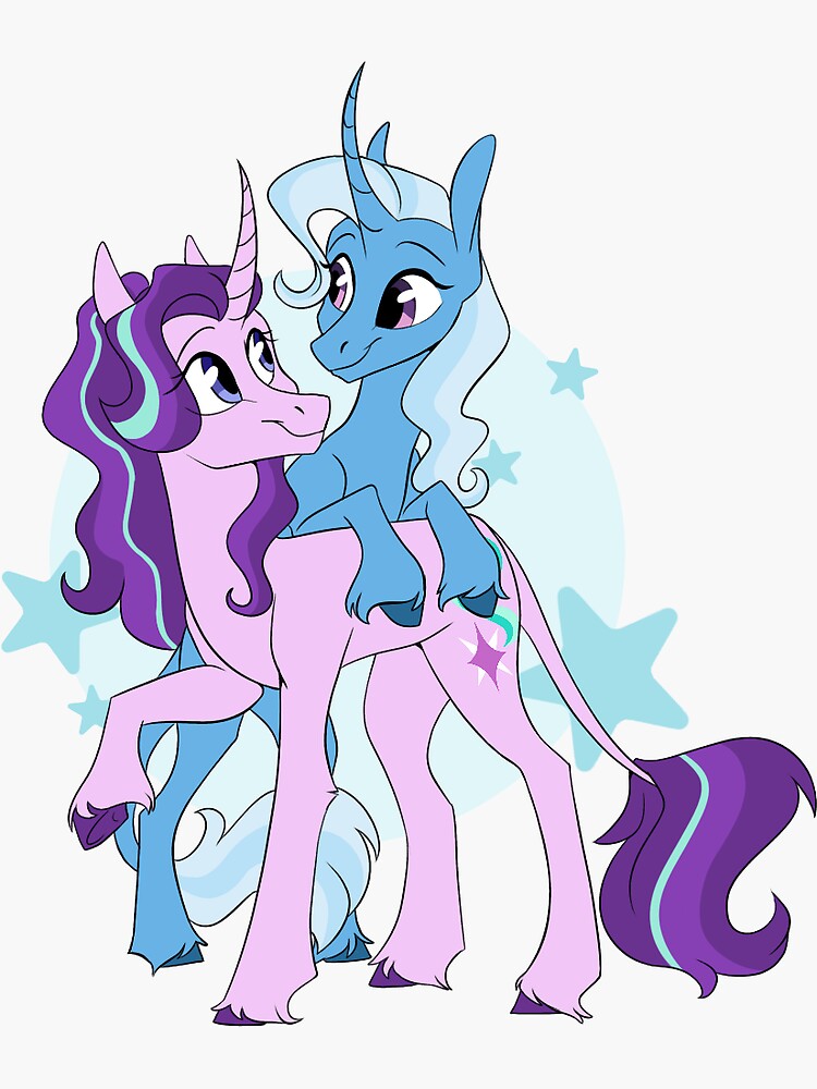 "Starlight Glimmer and Trixie - MLP FIM My Little Pony" Sticker by