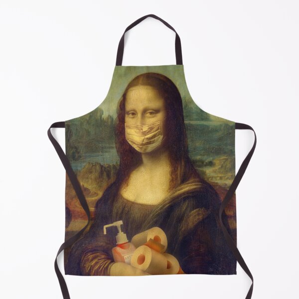 Item preview, Mona Lesa, Leonorado da Vinci, Face mask designed and sold by Mr7Williams.