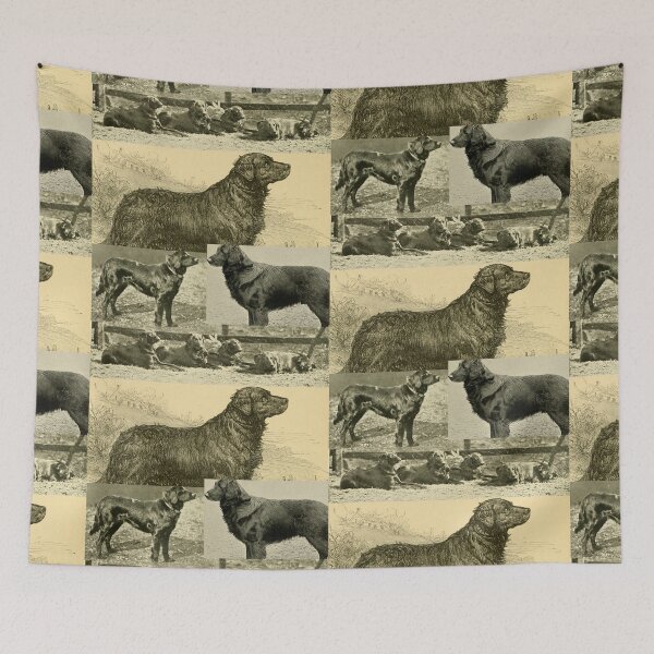 Item preview, Flat-Coated Retriever Montage designed and sold by Krispsm.