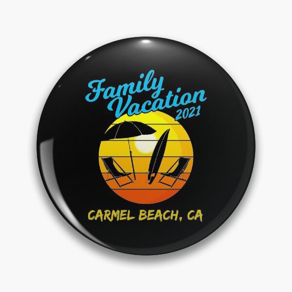 Item preview, California Beach Family Vacation 2021 Carmel Beach graphic designed and sold by jakehughes2015.