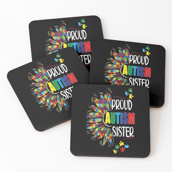 Item preview, Proud Autism Sister, Autism Awareness designed and sold by orangeblue21.