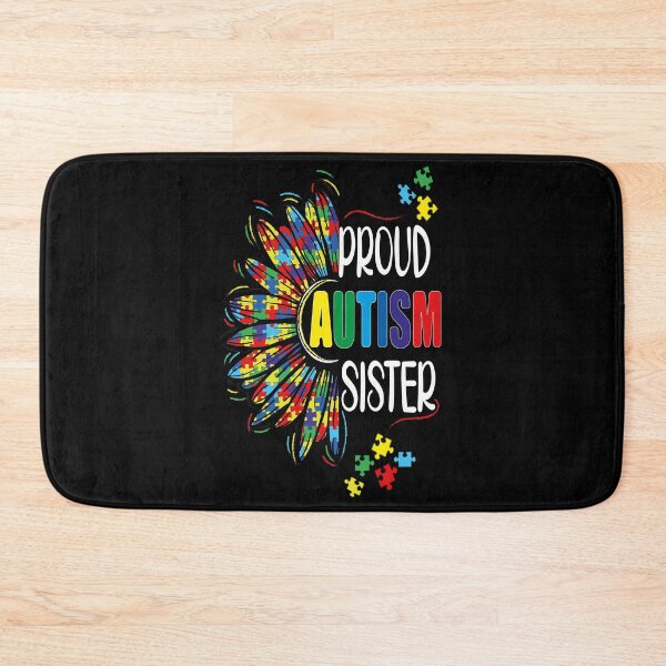 Item preview, Proud Autism Sister, Autism Awareness designed and sold by orangeblue21.