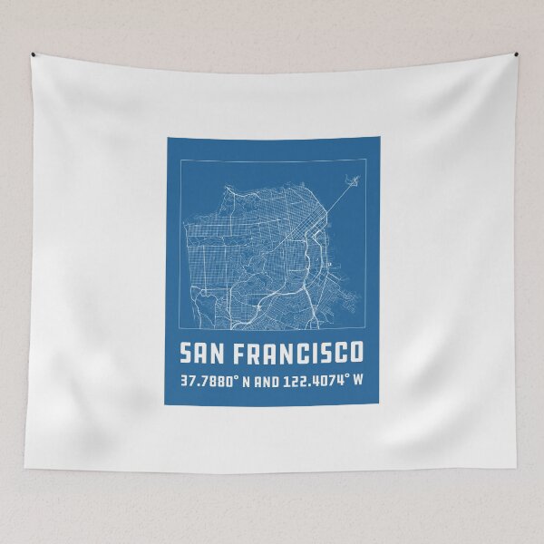 Item preview, San Francisco City Map designed and sold by quarantineshop.