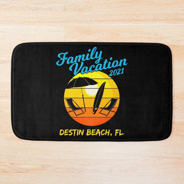 Item preview, Florida Beach Family Vacation 2021 Destin Beach print designed and sold by jakehughes2015.