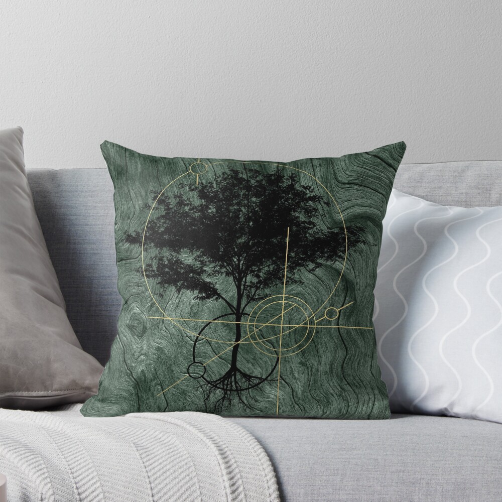 Item preview, Throw Pillow designed and sold by PatternTree.