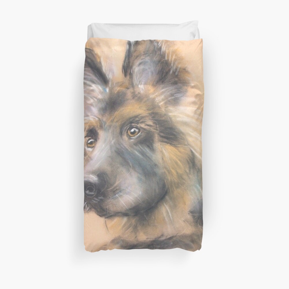 "German Shepherd" Duvet Cover by GabrielePhillis Redbubble