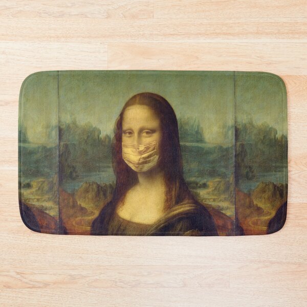 Item preview, Mona Lesa, Leonorado da Vinci, Face mask  designed and sold by Mr7Williams.