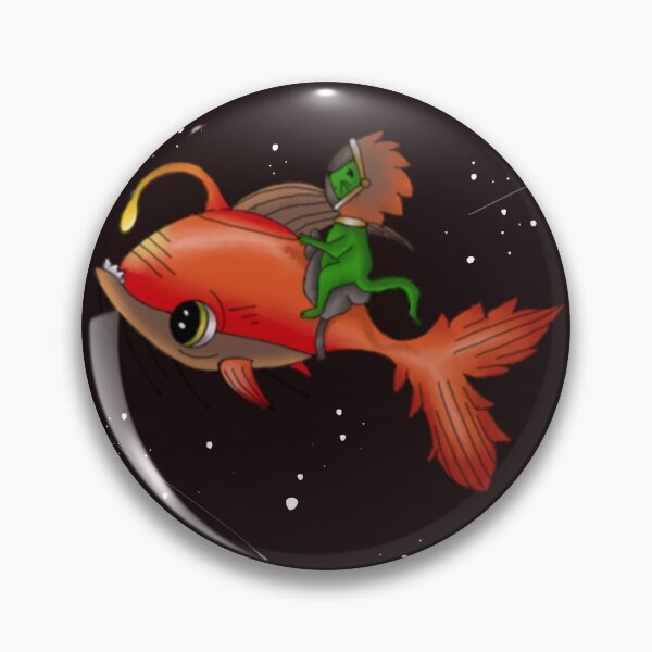 Item preview, Intergalactic travel by fish  designed and sold by QueenOfCorn.