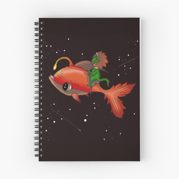 Item preview, Intergalactic travel by fish  designed and sold by QueenOfCorn.