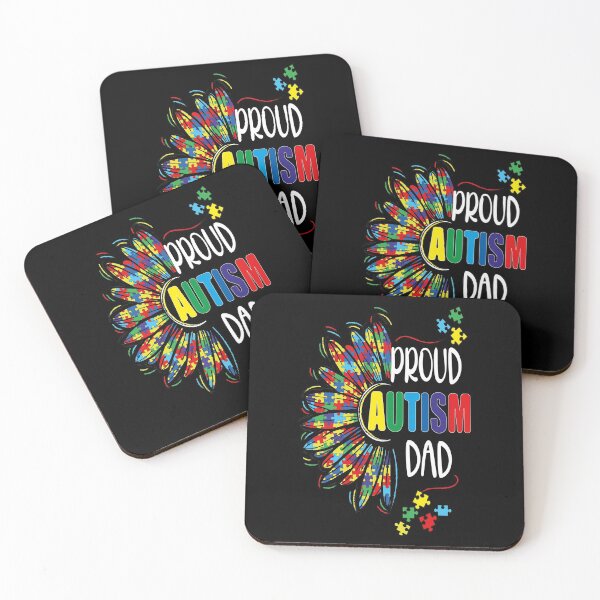 Item preview, Proud Autism Dad, Autism Awareness designed and sold by orangeblue21.