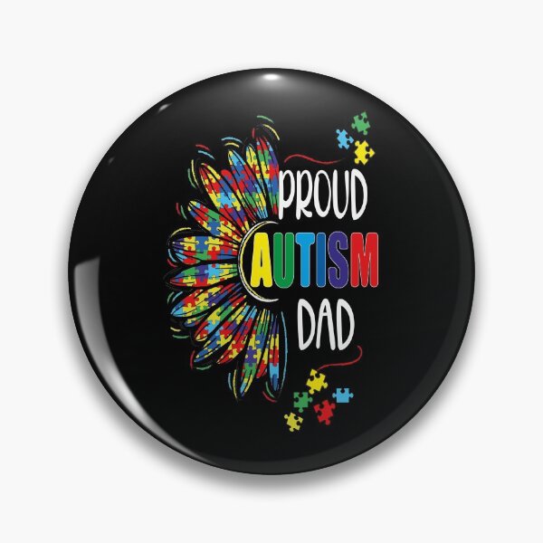 Item preview, Proud Autism Dad, Autism Awareness designed and sold by orangeblue21.