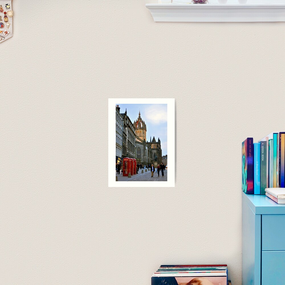 Evening Stroll on the Royal Mile Art Print