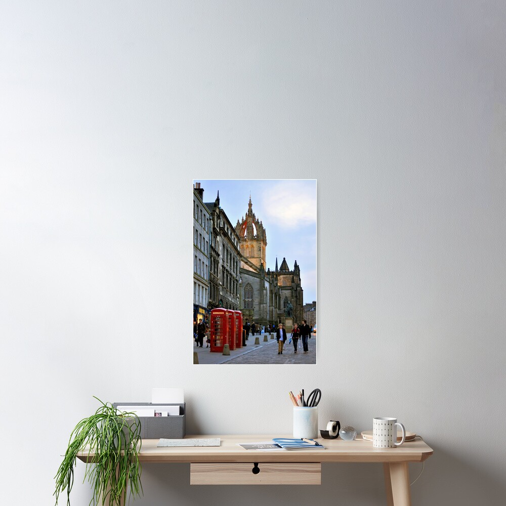 Evening Stroll on the Royal Mile Poster