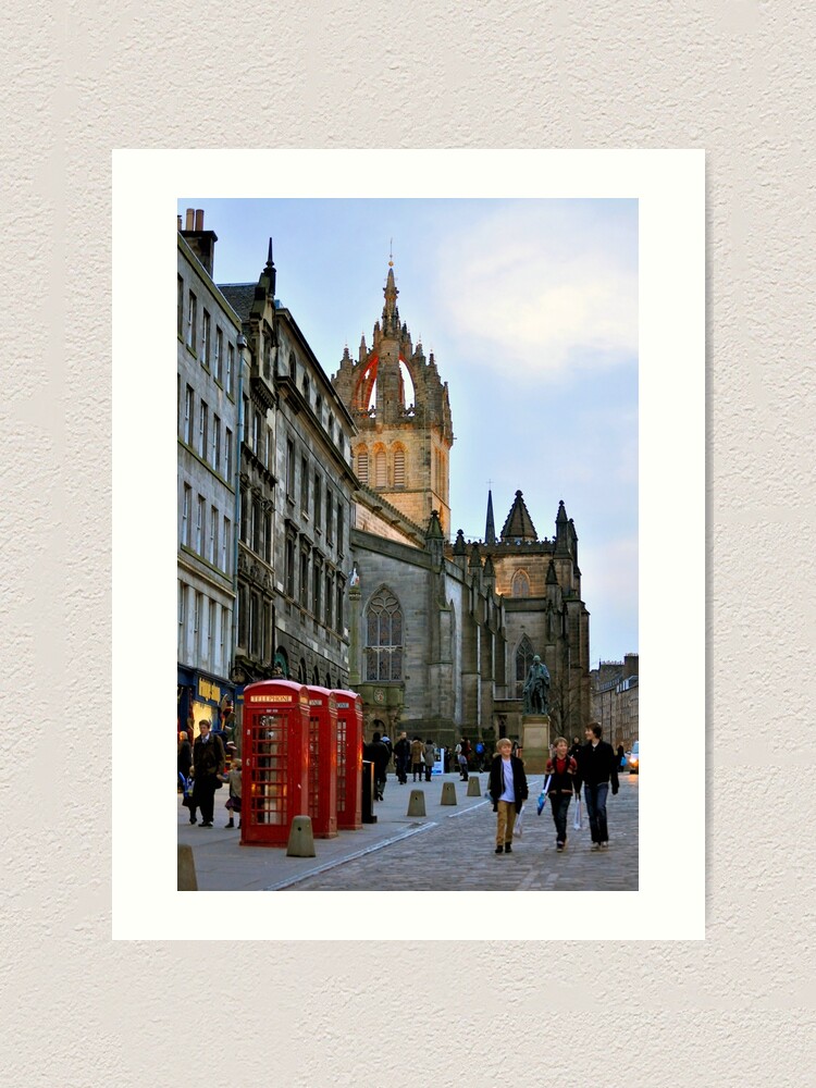 Alternate view of Evening Stroll on the Royal Mile Art Print