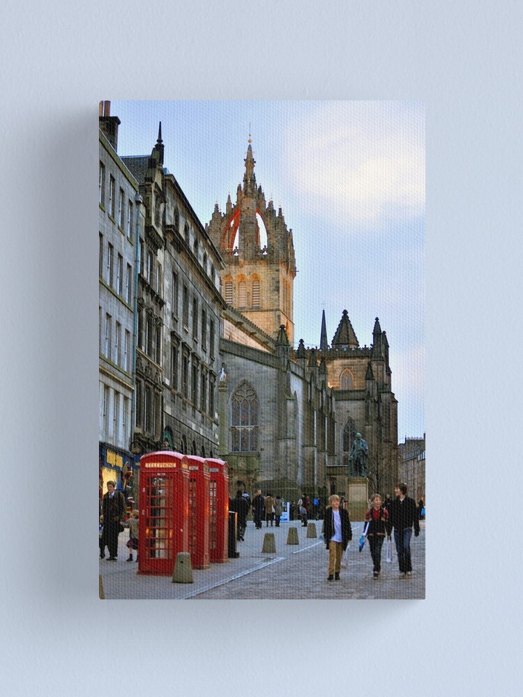 Alternate view of Evening Stroll on the Royal Mile Canvas Print