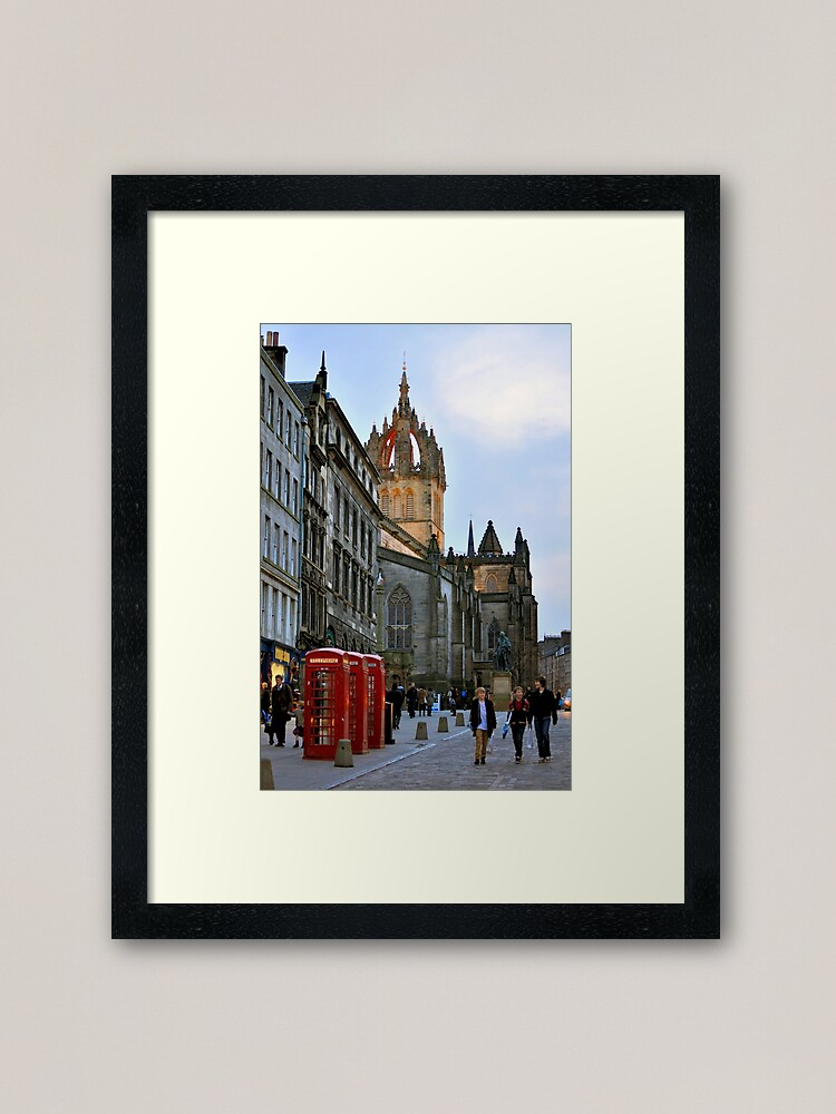 Alternate view of Evening Stroll on the Royal Mile Framed Art Print