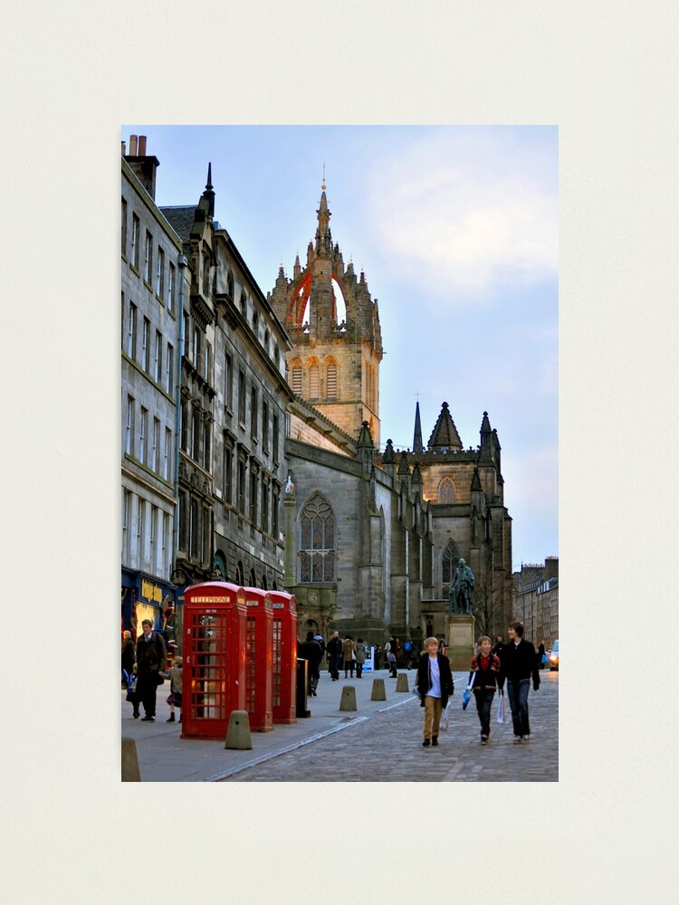 Alternate view of Evening Stroll on the Royal Mile Photographic Print
