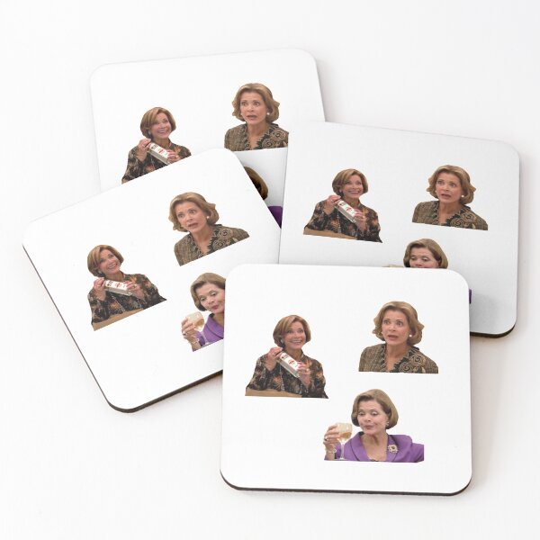Item preview, Lucille bluth Sticker Pack -  Arrested Development George Michael family Gob Maeby Michael Cera Jason Bateman meme quotes funny cast season merch Jessica Walter drinking wink best moments actress  designed and sold by qualityprinting.