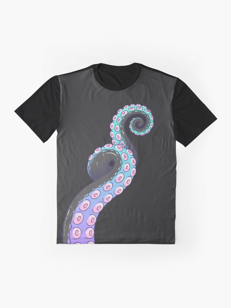 Alternate view of Purple Seaweed Graphic T-Shirt