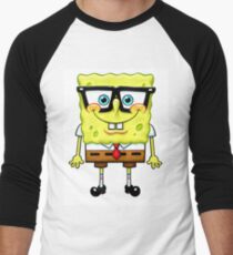 Spongebob Nerd Men's Baseball ¾ T-Shirt