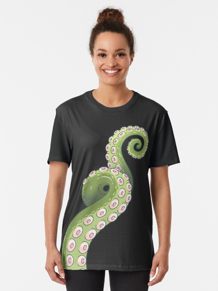 Alternate view of Old Green One Graphic T-Shirt