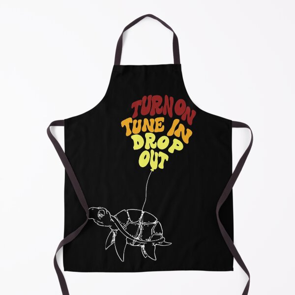 Item preview, Turtlethy Leary White on Black designed and sold by theoralcollage.