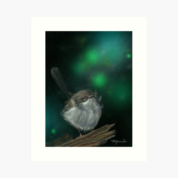 Item preview, Fairy-wren designed and sold by teaganleeartist.