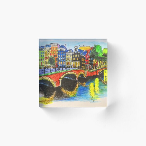 Artikelvorschau,  Amsterdams Kanalreflexion. entworfen und verkauft von ROB51.
