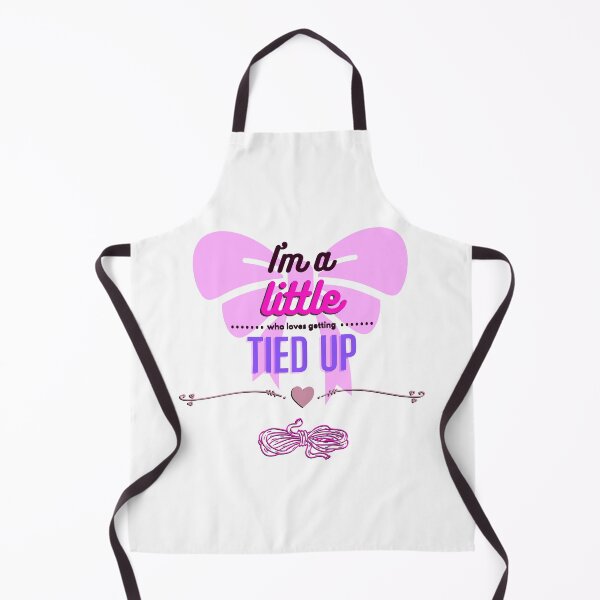 Item preview, Little (Who Loves Getting) Tied Up, BDSM Funny Design (light background) designed and sold by ForbiddenFlavor.