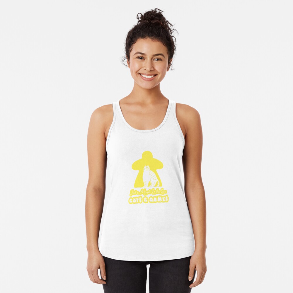 Item preview, Racerback Tank Top designed and sold by pudgycatgames.