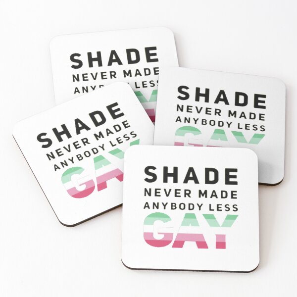 Item preview, Shade Never Made Anybody Less Abro (White) designed and sold by UnicornPeeps.