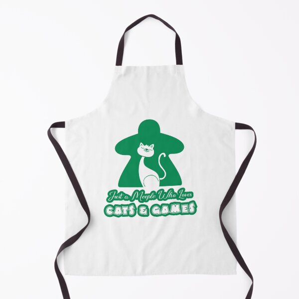 Item preview, Just A Meeple Who Loves Cats And Games Green designed and sold by pudgycatgames.
