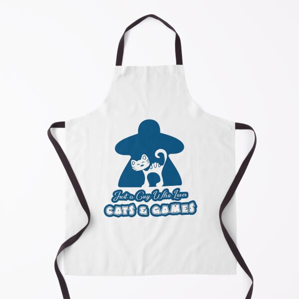 Item preview, Just A Guy Who Loves Cats And Games Blue designed and sold by pudgycatgames.