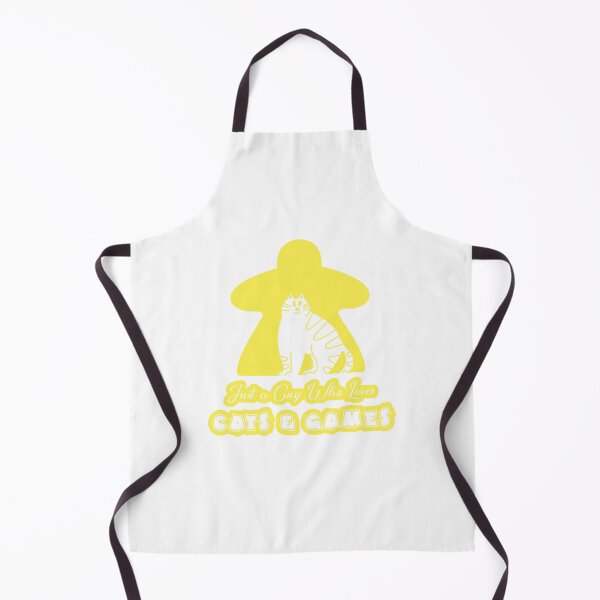Item preview, Just A Guy Who Loves Cats And Games Yellow designed and sold by pudgycatgames.