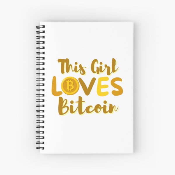 Item preview, This Girl Loves Bitcoin Gold Design designed and sold by SweetAndSpice.
