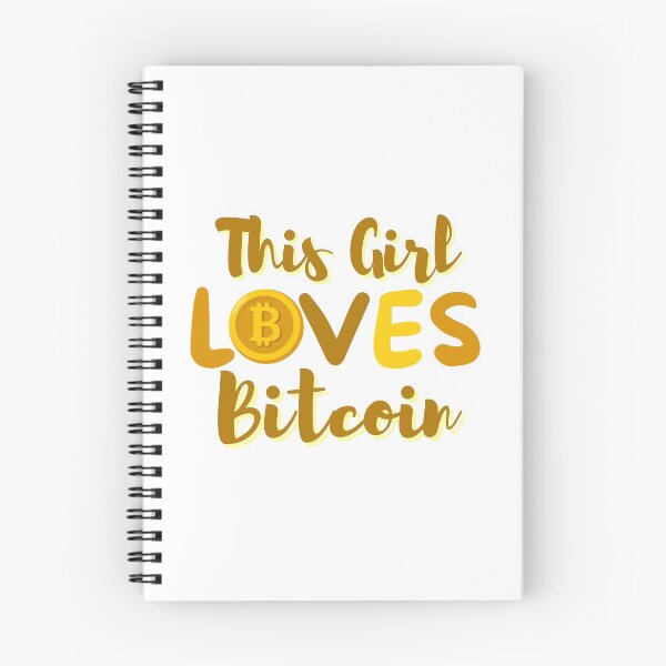 Item preview, This Girl Loves Bitcoin Gold Design designed and sold by SweetAndSpice.