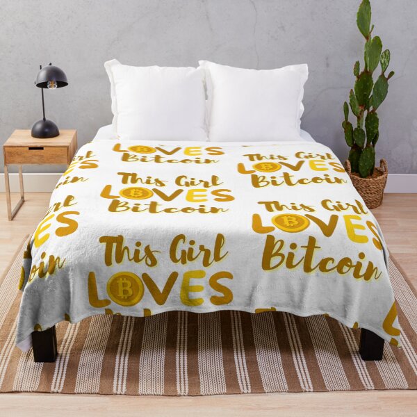 Item preview, This Girl Loves Bitcoin Gold Design designed and sold by SweetAndSpice.