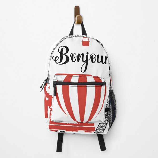 Item preview, PARIS/BONJOUR/J'ADORE/ EIFFEL TOWER, DOBLE DECKER BUS designed and sold by wildwhimsical.