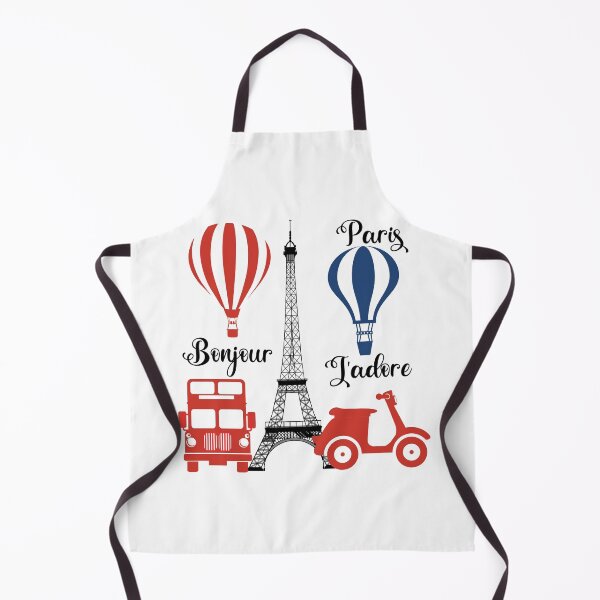 Item preview, PARIS/BONJOUR/J'ADORE/ EIFFEL TOWER, DOBLE DECKER BUS designed and sold by wildwhimsical.