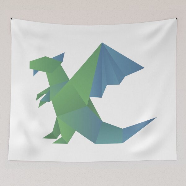 Aperçu de l'œuvre Dragon Origami créée et vendue par BorneowithLove.