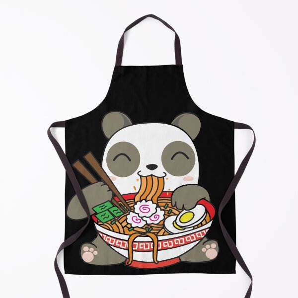 Item preview, Cute Kawaii Panda Eating Ramen Noodles designed and sold by YueHeng Creates ⭐⭐⭐⭐⭐.
