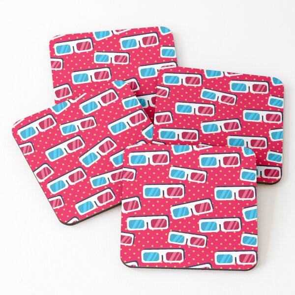Item preview, 3d glasses seamless pattern designed and sold by werezu.